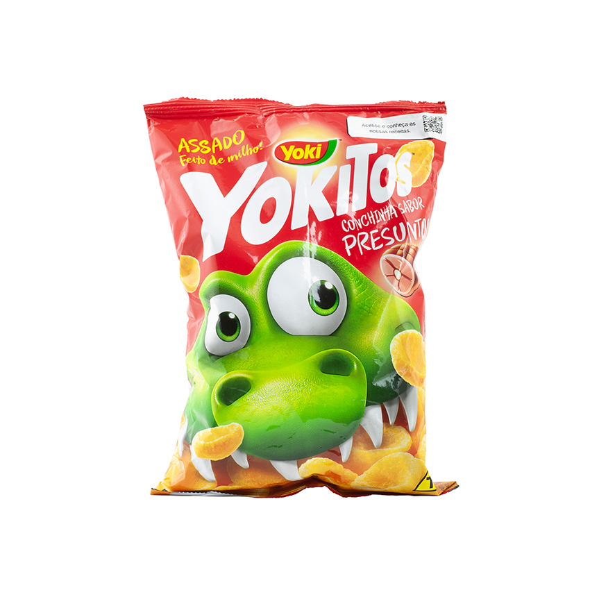 YOKI Yokitos Maissnack mit Schinkengeschmack - Salgad. de Milho Sabor Presunto, 54g