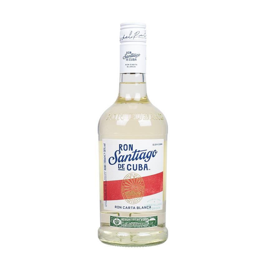 RON SANTIAGO DE CUBA Carta Blanca 3 Años - Weißer Rum, 700ml, 38%vol