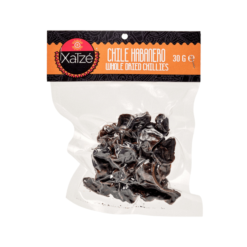 XATZÉ Getrocknete Habanero-Chilischoten - Chile Habanero Seco, 30g