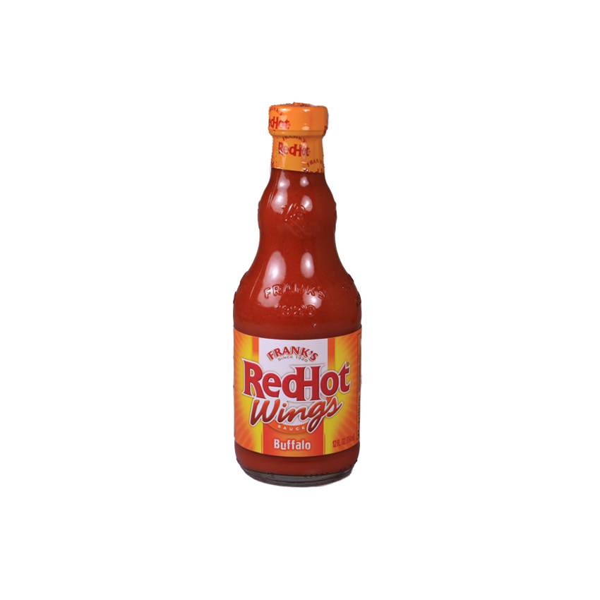FRANK´S Red Hot Wings - Scharfe Buffalo-Sauce für Hähnchenflügel, 148ml