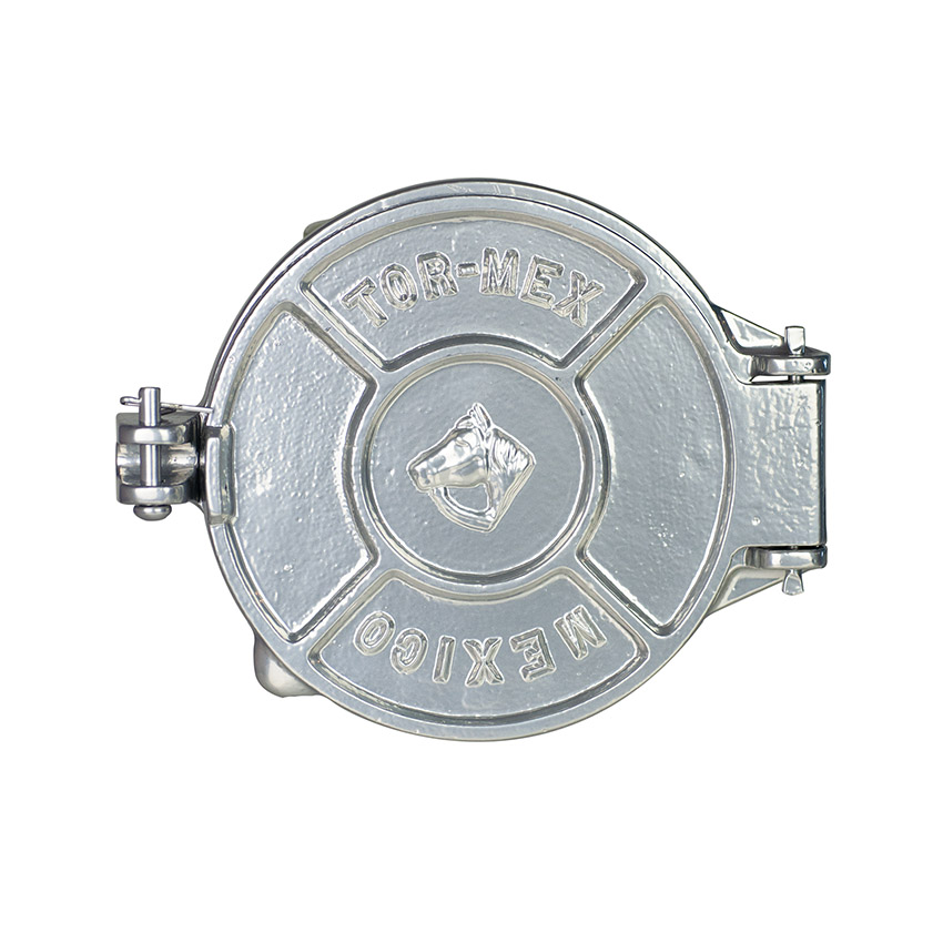 HERRADURA Tortilla-Presse aus Gusseisen - Prensa de Hierro para Tortillas 16cm