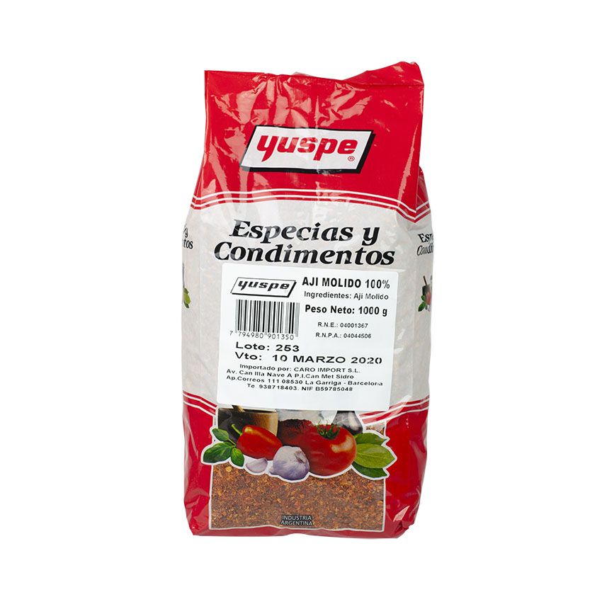 YUSPE Chili-Pulver Ají Molido 1kg