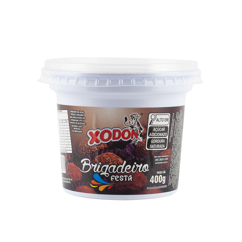 XODON Pasta de Postre Preparada para Brigadeiros - Brigadeiro Festa, 400g