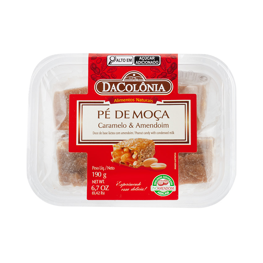 DACOLONIA Erdnussriegel mit Kondensmilch - Pé de Moça, 190g