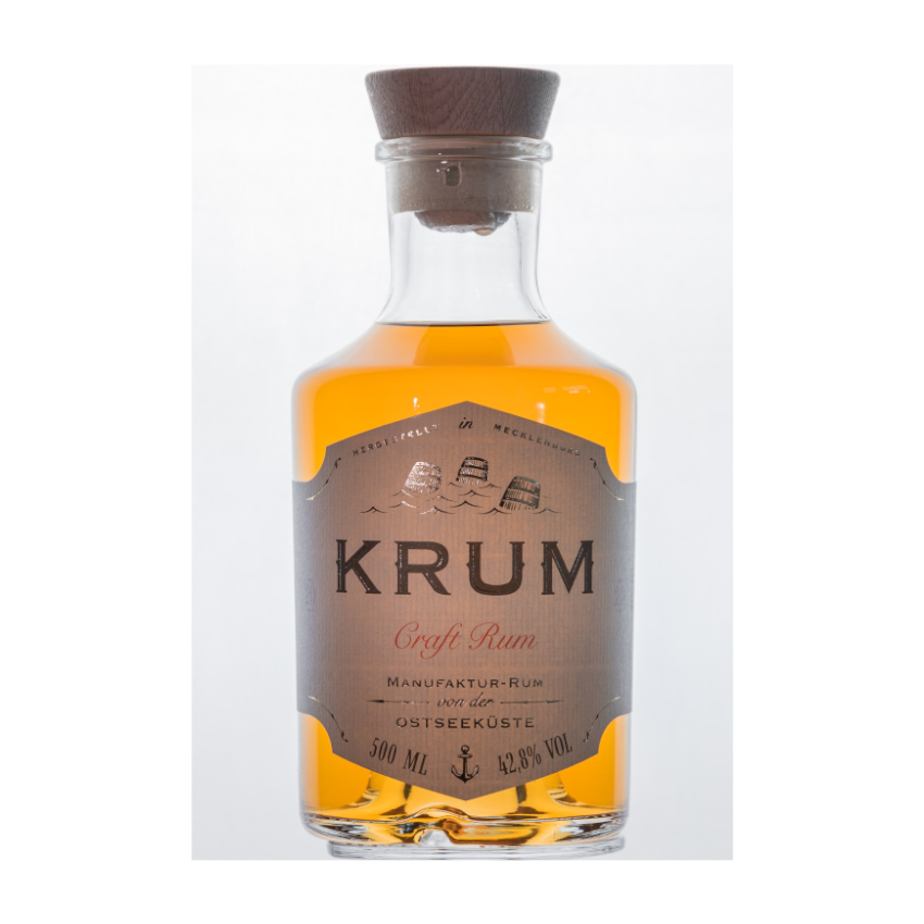 KRUM Craft Rum, 42,8% vol., 500ml 