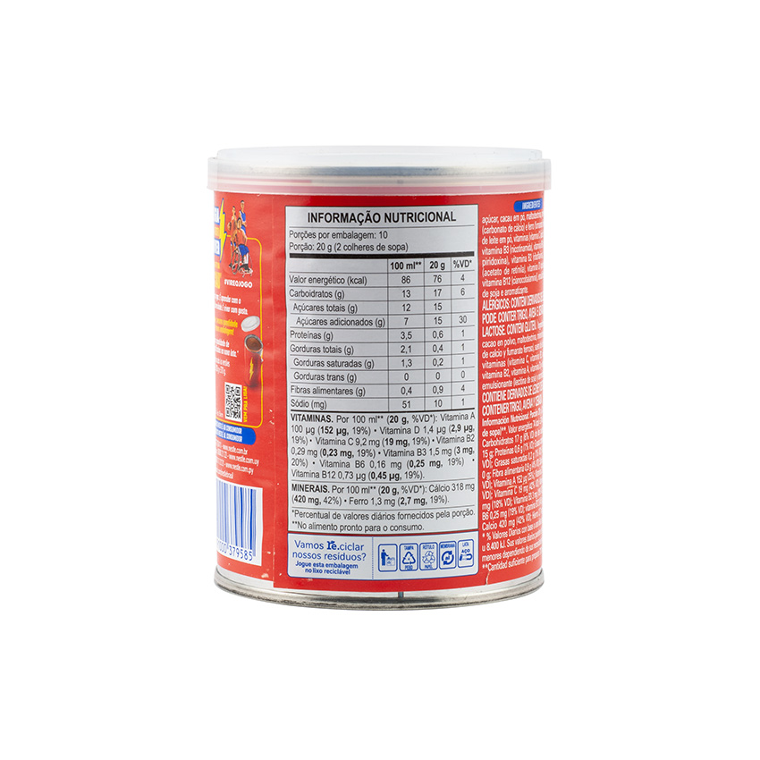 NESCAU Kakaohaltiges Instant-Getränkepulver - Alimento Achocolado em Pó, 200g