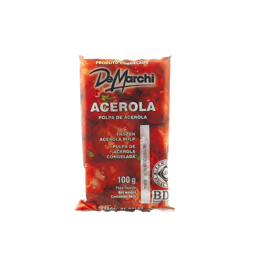 DEMARCHI Acerola Fruchtpüree - TK-Produkt - Polpa de Acerola, 1kg (10 x 100g)