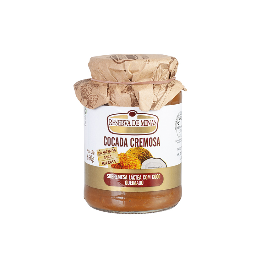 RESERVA DE MINAS Kokosnuss-Dessert - Cocada Cremosa Morena 650g