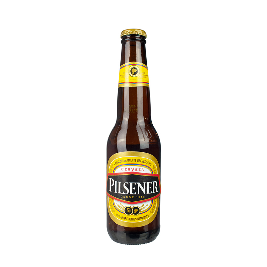 PILSENER Bier aus Ecuador - Cerveza de Ecuador 330ml, 4% vol