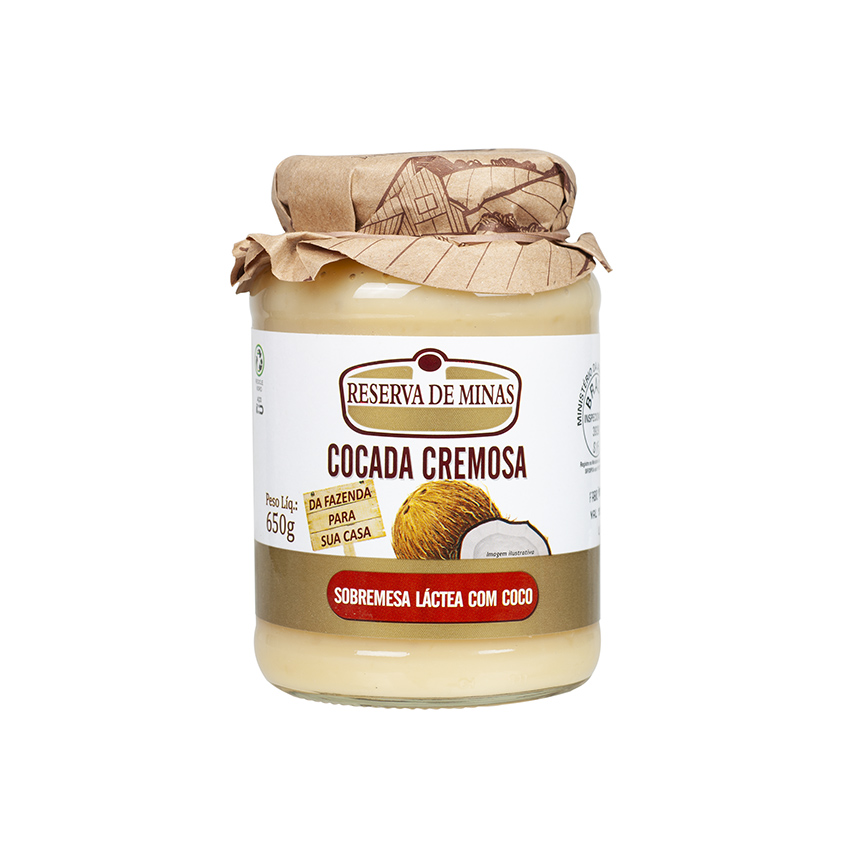 RESERVA DE MINAS Kokosnuß-Dessert Cocada  Cremosa 650g - MHD 29.07.2026