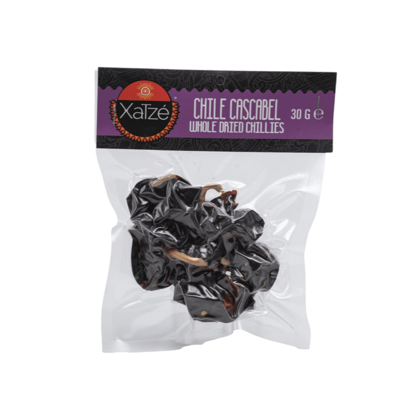 XATZÉ Getrocknete Cascabel-Chilischoten - Chile Cascabel Seco, 30g