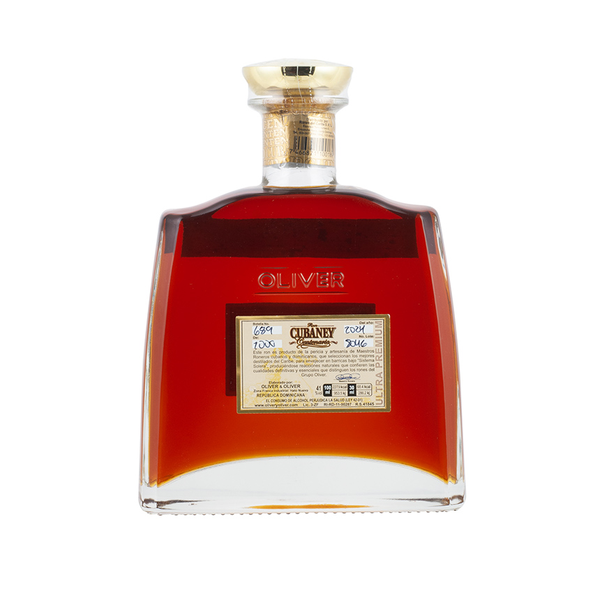 CUBANEY Centenario - Ultra Premium Brauner Rum, 700ml, 41% vol
