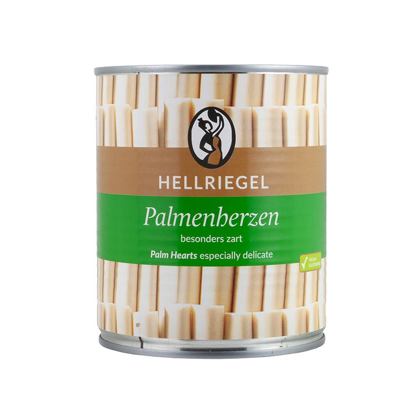 HELLRIEGEL Palmenherzen - Palmitos, 800g - Abtropfgewicht 500g