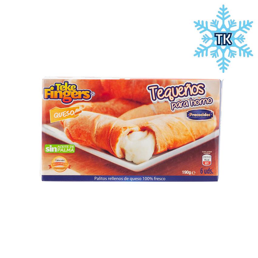 TEKEFINGER Tequeños Palitos Rellenos de Queso para Horno, 190g