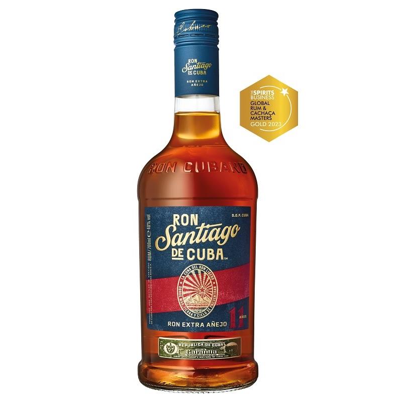 RON SANTIAGO DE CUBA Extra Añejo 11 Años - Brauner Rum, 700ml, 40% vol