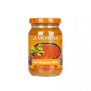 LA MORENA - Rote Mexikanische Chili-Soße - Salsa Roja Mexicana, 230g