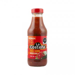 LA COSTEÑA Rote Mexikanische Soße "Casera" - Salsa Mexicana Casera, 450g
