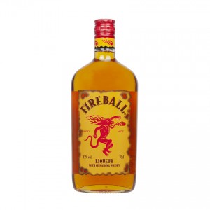 FIREBALL Whisky Likör mit Zimt - Liqueur Blended with Cinnamon and Whisky, 700ml, 33% vol.