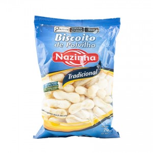 NAZINHA Maniok Chips - Biscoito de Polvilho Tradicional, 100g