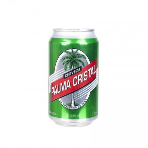PALMA CRISTAL - Kubanisches Bier - Cerveza Cubana 4,9% vol., Dose 355ml